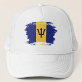 Barbados vlag trucker pet (Voorkant)