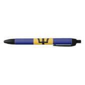 Barbados vlag zwarte inkt pen (Bodem)