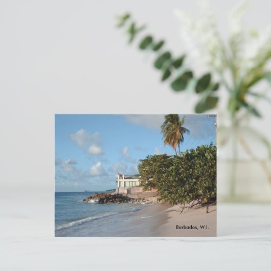 Barbados, W.I.PC Briefkaart (Staand voorkant)