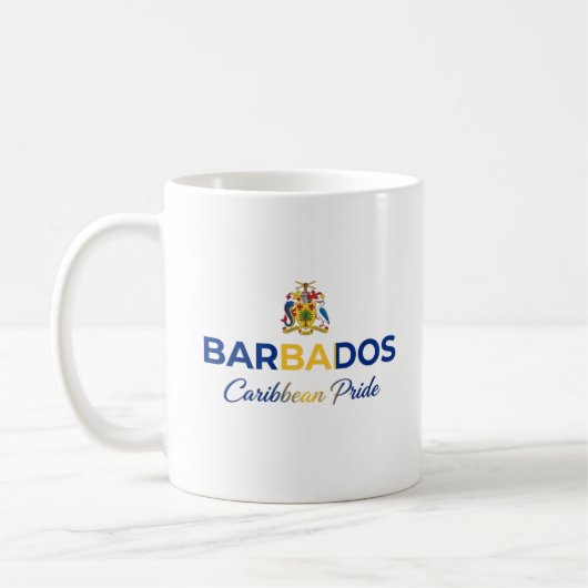 Barbados Wapen | Everyday Pride Koffiemok (Links)