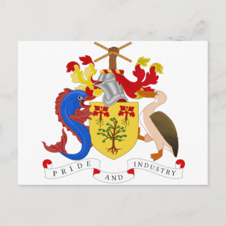 Barbados wapenschild briefkaart