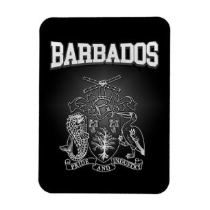 Barbados wapenschild magneet