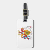 Barbados wapenschild Nationaal embleem Bagagelabel (Voorkant verticaal)