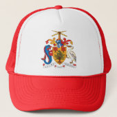 Barbados wapenschild trucker pet (Voorkant)