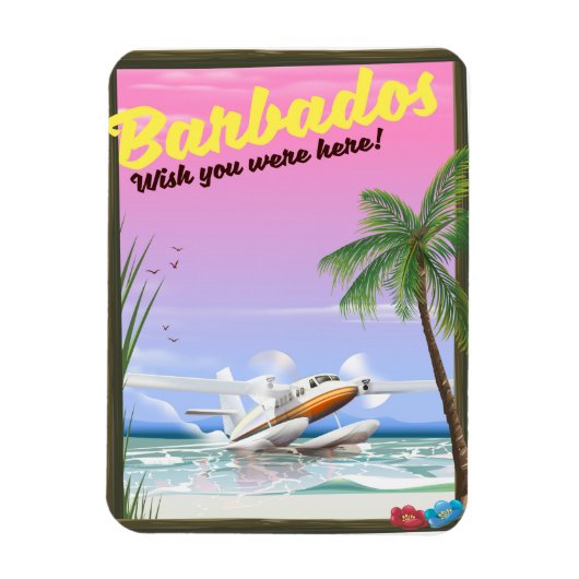 Barbados - was je hier maar! magneet (Verticaal)