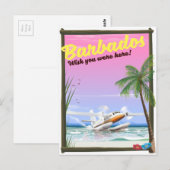 Barbados - was je maar hier! briefkaart (Voorkant / Achterkant)
