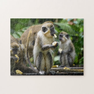 Barbados Wild Monkey Tropical Puzzle Legpuzzel