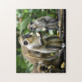 Barbados Wild Monkey Tropical Puzzle Legpuzzel (Verticaal)