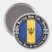 Barbados zal voor altijd thuis zijn magneet (Voorkant / Achterkant)