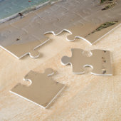 Barbados Zonnig Strandtafereel. Legpuzzel (Zijkant)