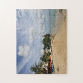 Barbados Zonnig Strandtafereel. Legpuzzel (Verticaal)