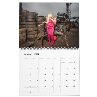 Barbara 2022 Calendar Scrapyard door Evija Laivina Kalender