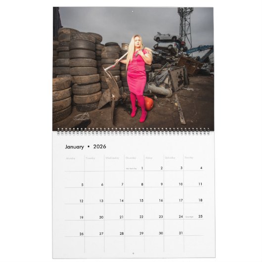 Barbara 2022 Calendar Scrapyard door Evija Laivina Kalender (Jan 2026)