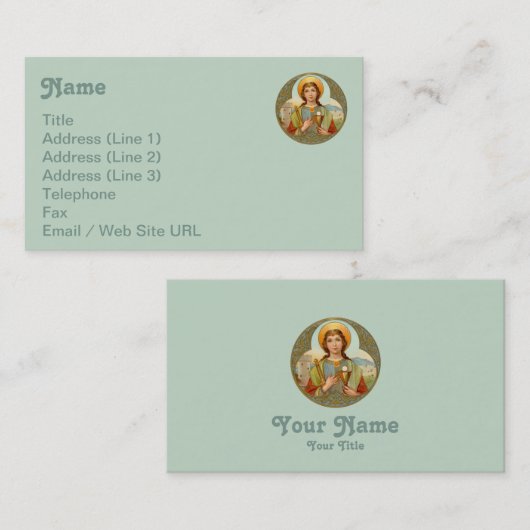 Barbara (BK 001) Visitekaartje (Voorkant / Achterkant)