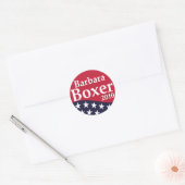 Barbara Boxer 2010 Lapel Stickers (Envelop)