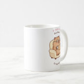 Barbara Capybara Leest Boek Knus Mok (Voorkant rechts)