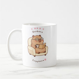 Barbara Capybara Leest Boek Knus Mok
