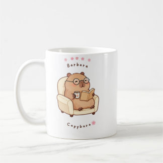 Barbara Capybara Leest Boek Knus Mok