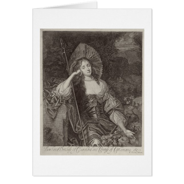 Barbara Duchess van Cleaveland (1641-1709) als zij (Voorkant)