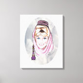 Barbara Eden, ik droom van Jeannie. Canvas Afdruk (Voorkant)