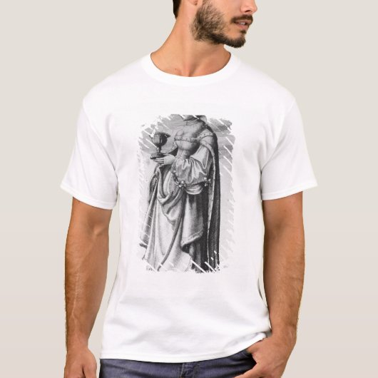 Barbara, geëtst door Wenceslaus Hollar, 1647 T-shirt (Voorkant)
