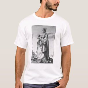 Barbara, geëtst door Wenceslaus Hollar, 1647 T-shirt