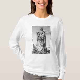 Barbara, geëtst door Wenceslaus Hollar, 1647 T-shirt