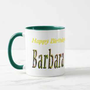 Barbara Girls Name Logo, Mok