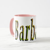 Barbara, Girls Name Logo, Mok (Voorkant links)