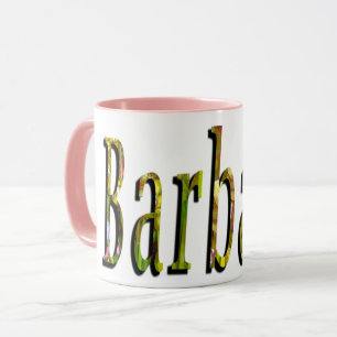 Barbara, Girls Name Logo, Mok