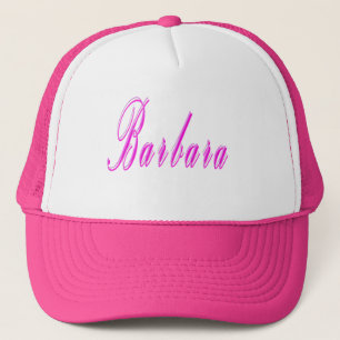 Barbara Girls Name Logo, Trucker Pet