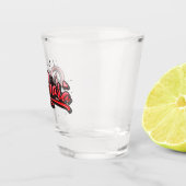 Barbara Heart Splash Graffiti Schnapsglas Shot Glas (Rechts)