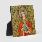 Barbara (JP 01) 5,25 inch x5,25 inch Fotoplaat (Voorkant)