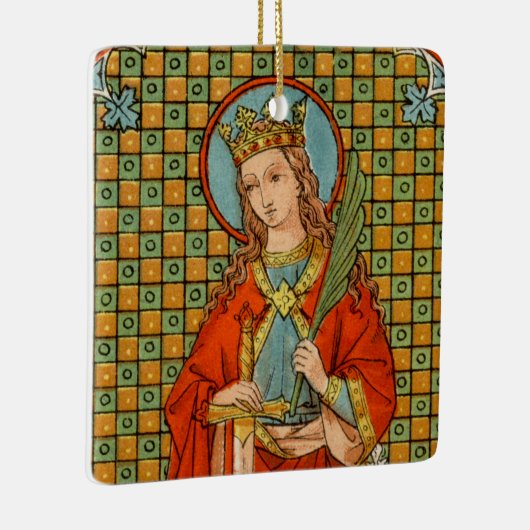 Barbara (JP 01) Square Keramisch Ornament (Rechts)