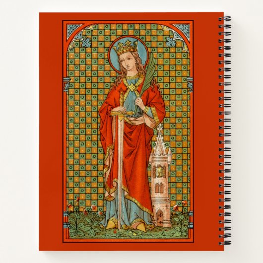 Barbara (JP 01) (stijl 2) Notitieboek (Achterkant)