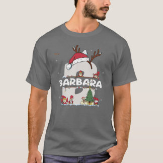 Barbara Kerstw Barbara Name voor grappige feestdag T-shirt