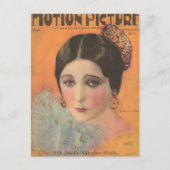 Barbara La Marr 1924 filmmagazine Briefkaart (Voorkant)