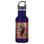 Barbara met artillerie (M 007) Blue Waterfles (Voorkant)