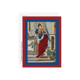 Barbara met Artillerie (M 007) Briefkaart