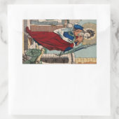 Barbara met Artillerie (M 007) Rechthoekige Sticker (Tas)