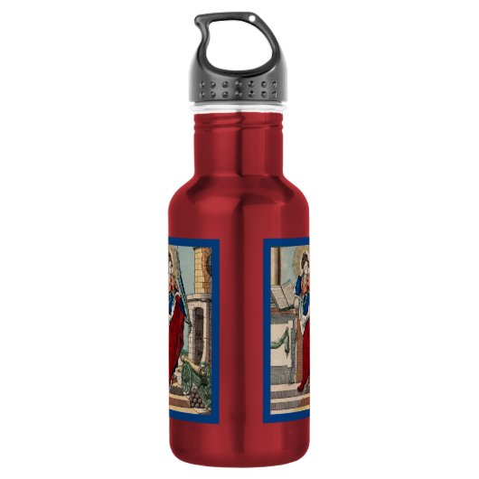 Barbara met Artillery (M 007) Red Waterfles (Achterkant)