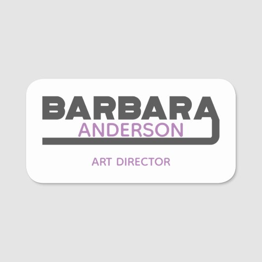 Barbara Name Tag (Voorkant)