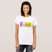 Barbara periodiek table name shirt (Voorkant volledig)