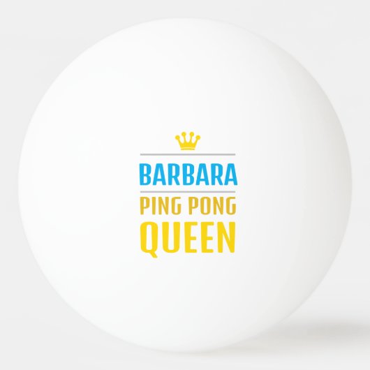 Barbara Pingpongbal (Voorkant)