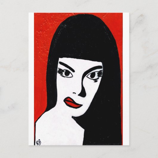 Barbara postcard briefkaart (Voorkant)