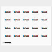 Barbara Ronde Sticker (Vel)