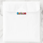 Barbara Ronde Sticker (Tas)
