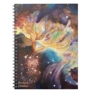 Barbara Sheehan Galaxy Nebula Artist Notitieboek