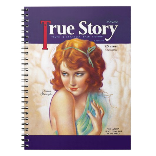 Barbara Stanwyck True Story Magazine Notitieboek (Voorkant)