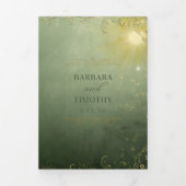 Barbara + Tim Trifold Trouw Uitnodiging R12 (Cover)